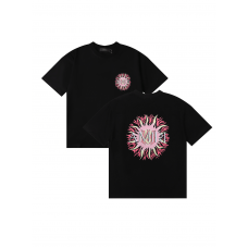 AMIRI T-Shirt 100% Cotton Oversized Streetwear Hip Hop Tee Soft Breathable Unisex Couple Matching Tops Casual Summer Outfits for Men Women Street Style Cool Funny Trendy Graphic Tee Mens Womens Tshirt Loose Fit Casual Wear