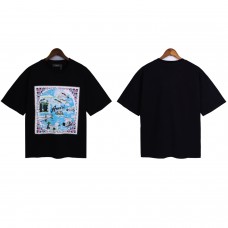 AMIRI Style 2025 New Y2K Vintage Graphic Tee | Heavyweight 100% Cotton Oversized T-Shirt | Ultra Soft Breathable Streetwear Top | Casual Loose Fit Unisex Couple Matching | Hip Hop Summer Style Men Women