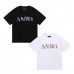 AMIRI Colored letter print Style 2025 New Y2K Vintage Graphic Tee | Premium Heavyweight 100% Cotton Oversized T-Shirt |Streetwear Casual Loose Fit | Unisex Couple Matching Tops for Men Women | Hip Hop Summer Style