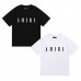 AMIRI Black And White letter print Style 2025 New Y2K Vintage Graphic Tee |  100 percent Cotton Oversized T-Shirt |Streetwear Casual Loose Fit | Couple Matching Tops for Men Women | Hip Hop Summer Style