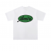 AMIRI White lettering inside a green oval print Style 2025 New Y2K Vintage Graphic Tee |  100 percent Cotton Oversized T-Shirt |Streetwear Casual Loose Fit | Couple Matching Tops for Men Women | Hip Hop Summer Style