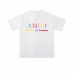 AMIRI colorful letters print Style 2025 New Y2K Vintage Graphic Tee |  100 percent Cotton Oversized T-Shirt |Streetwear Casual Loose Fit | Couple Matching Tops for Men Women | Hip Hop Summer Style