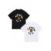 APE Summer Creative Graphic T-Shirt, Black And White Cotton T Shirt, APE And Monogram, Casual Loose, Men's And Women's Couple Matching Outfit, Streetwear Tee