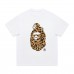  APE Classic ape head with monogrammed T-shirt, personalised fashion, casual and versatile,100 percent cotton, loose and comfortable