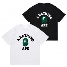  APE 2025 Classic ape head with monogrammed T-shirt, personalised fashion, casual and versatile,100 percent cotton, loose and comfortable