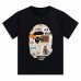 APE New short-sleeved 100 percent cotton , thread splicing ape head graphic t shirts, street sense pull full, men and women with sports short-sleeved, casual and comfortable