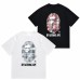 APE 2025 summer classic graphic T-shirt, ape head and monogram pattern, 100 percent cotton, black and white T-shirt, casual loose tee