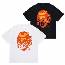 APE Anime Pattern T-Shirt Men's 100% Cotton Casual Versatile Comfortable Breathable Short Sleeves