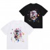 APE Printed Pattern T-Shirt, Couple Set APE Classic Short-Sleeve Streetwear Percent Cotton Unisex T-Shirt Couple Short-Sleeve Cropped T-Shirt