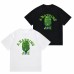 APE Classic Ape Alphabet Fun Pattern, Green Plant Print, Percentage Cotton Unisex Relaxed Fit Shirt