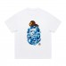 APE Classic Ape Alphabet Print Fun Pattern, Unisex Relaxed Fit Shirt, Casual and Comfortable.