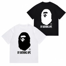 2025 New Ape Head Black and White Print T-Shirt Classic Style Design Relaxed Fit for Comfort