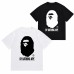 2025 New Ape Head Black and White Print T-Shirt Classic Style Design Relaxed Fit for Comfort
