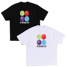 APE New Fashion T-Shirt Classic four-color ape head print Relaxed fit for comfort Casual and versatile 