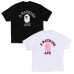 APE New Fashion T-Shirt Classic pink ape head cartoon lettering print Relaxed fit for comfort Casual and versatile 