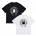 APE Fashion T-Shirt, Ape Head Black-and-White Pattern Print, Casual Comfort APE Fashion T-Shirt, Ape Head Black-and-White Pattern Print, Casual Comfort