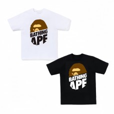 APE Classic ape head with monogrammed T-shirt, personalised fashion, casual and versatile,100 percent cotton, loose and comfortable APE Classic ape head with monogrammed T-shirt, personalised fashion, casual and versatile,100 percent cotton, loose and comfortable
