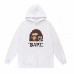 APE Fashion New Hoodie Classic ape head design Relaxed fit for comfort Windproof and warm APE Fashion New Hoodie Classic ape head design Relaxed fit for comfort Windproof and warm