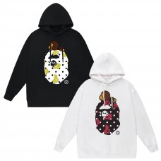 APE Fashion New Hoodie Classic ape head spotted print design Relaxed fit for comfort Windproof and warm