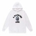 APE Fashion Casual Hoodie Round neck with kangaroo pocket design Featuring a primate-inspired lettering print Relaxed and comfortable, trendy and stylish
