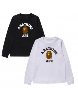 APE Fashion New Hoodie Round neck design Classic ape head lettering print Kangaroo pockets Relaxed fit for comfort Windproof and warm