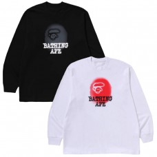 APE Fashion New Hoodie Round neck design Classic ape-head rendered lettering print Kangaroo pockets Relaxed fit for comfort Windproof and warm