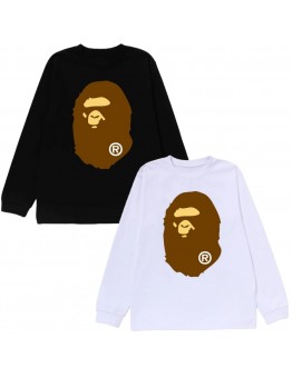 APE Fashion New Hoodie Round neck design Classic ape head print Relaxed fit for comfort Windproof and warm Couple styles