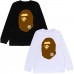 APE Fashion New Hoodie Round neck design Classic ape head print Relaxed fit for comfort Windproof and warm Couple styles