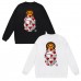 APE Fashion New Hoodie Round neck design Funny ape-head heart print Loose fit for comfort and warmth Couple style