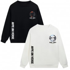 APE Fashion New Hoodie Round neck design Trendy printed pattern Loose fit for comfort and warmth Casual couple style