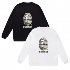 APE Fashion Casual Hoodie Round neck design Desert camouflage ape head lettering print Casual comfort, trendy style