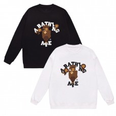 APE Fashion-Forward Hoodie Featuring a small ape head print Casual and comfortable Trendy couple's style