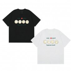 Casablanca New Summer Men's T-Shirt Tennis-inspired top Comfortable round neck design Suitable for all seasons