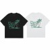 Casablanca Summer Coconut Tree Print T-Shirt Fresh and Natural Loose-Fit Crew Neck Short Sleeve Couple Set