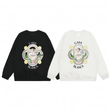 Casablanca New Fashionable Women's Hoodie Colorful Circular Sports Pattern Relaxed Oversized Pullover Hoodie