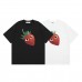 Comme des Garcons Kawaku Strawberry love Print high-quality men's and women's casual 100 percent cotton short sleeves Comme des Garcons Kawaku Strawberry love Print high-quality men's and women's casual 100 percent cotton short sleeves