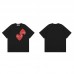 Comme des Garcons Kawaku Reverse love Print high-quality men's and women's casual 100 percent cotton short sleeves Comme des Garcons Kawaku Reverse love Print high-quality men's and women's casual 100 percent cotton short sleeves