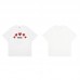 Comme des Garcons Kawaku Five Love letters Print high-quality men's and women's casual 100 percent cotton short sleeves