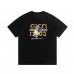 GUCCI Fashion T-Shirt Classic lettering print Casual and versatile Relaxed fit for comfort GUCCI Fashion T-Shirt Classic lettering print Casual and versatile Relaxed fit for comfort