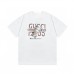 GUCCI Fashion T-Shirt Classic lettering print Casual and versatile Relaxed fit for comfort GUCCI Fashion T-Shirt Classic lettering print Casual and versatile Relaxed fit for comfort