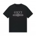 GUCCI Trend T-Shirt Gray textured lettering print Casual and versatile Relaxed fit for comfort Couple's style GUCCI Trend T-Shirt Gray textured lettering print Casual and versatile Relaxed fit for comfort Couple's style