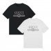 GUCCI Trend T-Shirt Gray textured lettering print Casual and versatile Relaxed fit for comfort Couple's style GUCCI Trend T-Shirt Gray textured lettering print Casual and versatile Relaxed fit for comfort Couple's style