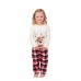 2025 New Christmas Reindeer Family Matching Digital Print Long-Sleeve Pajama Set for Homewear