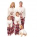 2025 New Christmas Reindeer Family Matching Digital Print Long-Sleeve Pajama Set for Homewear