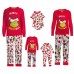 Christmas pyjamas Christmas family home set printed pajamas long sleeves round neck