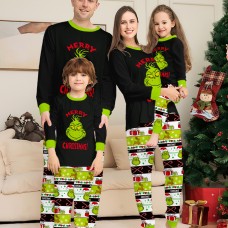 Christmas Parent-Child Clothes Family Clothes Christmas Clothes European and American Christmas Cotton Parent-Child Pajamas Home Decoration