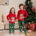 New Deer Alphabet Christmas Parent-Child Print Sleepwear Set