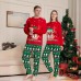 New Deer Alphabet Christmas Parent-Child Print Sleepwear Set