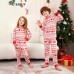 New Christmas Tree Fawn Snowflake Christmas Parent-Child Dress Printed Home Dress Pajama