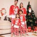 New Cartoon Snowflake Deer Christmas Parent-Child Dress Printed Home Dress Pajamas